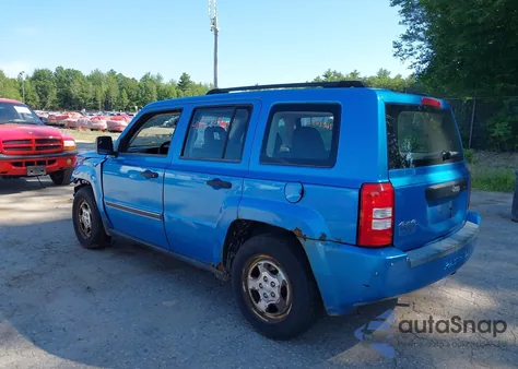 2008 Jeep Patriot Sport from USA, damaged, VIN 1J8FF28W78D796059